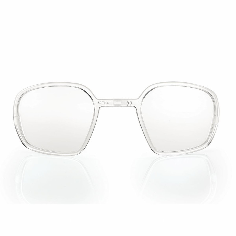 Lun.sol. noir brill. verre gris miroite polycarbo.+clip vue 134 00-135 prix net