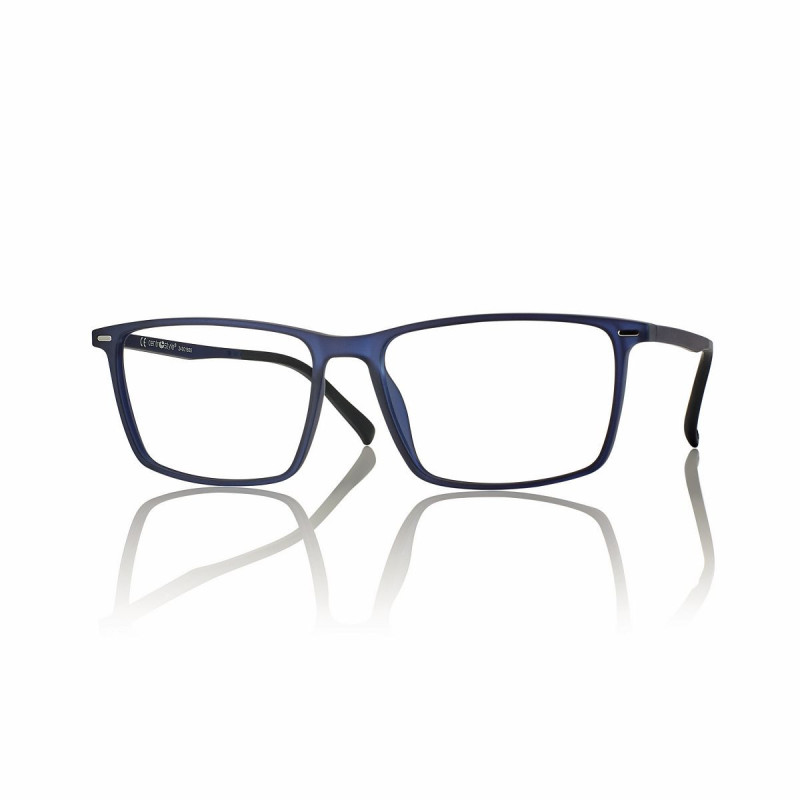 Mont. homme ultem bleu mat+clip bleu mat verre fume 57 16-150 prix net