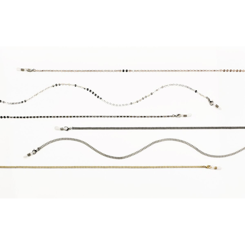 Set chain. madrid metal 2 mod. / 3 variantes couleurs + microfibres (6 pcs)