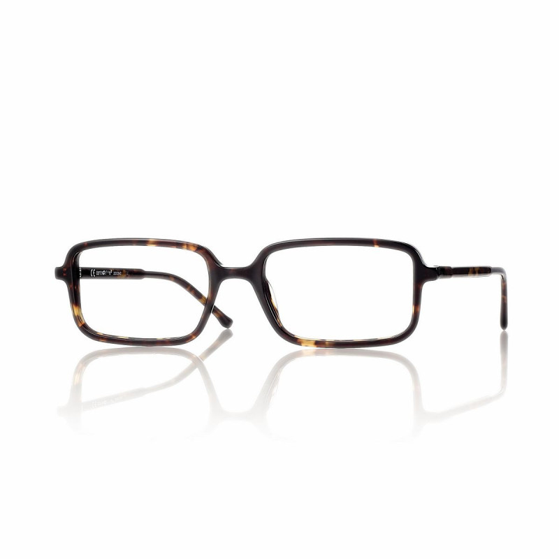 Monture fine acetate hd ecaille brillant rectangle t53