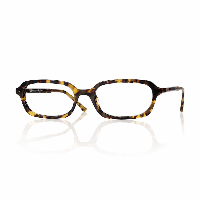 Monture fine acetate hd ecaille brillant ovale t53