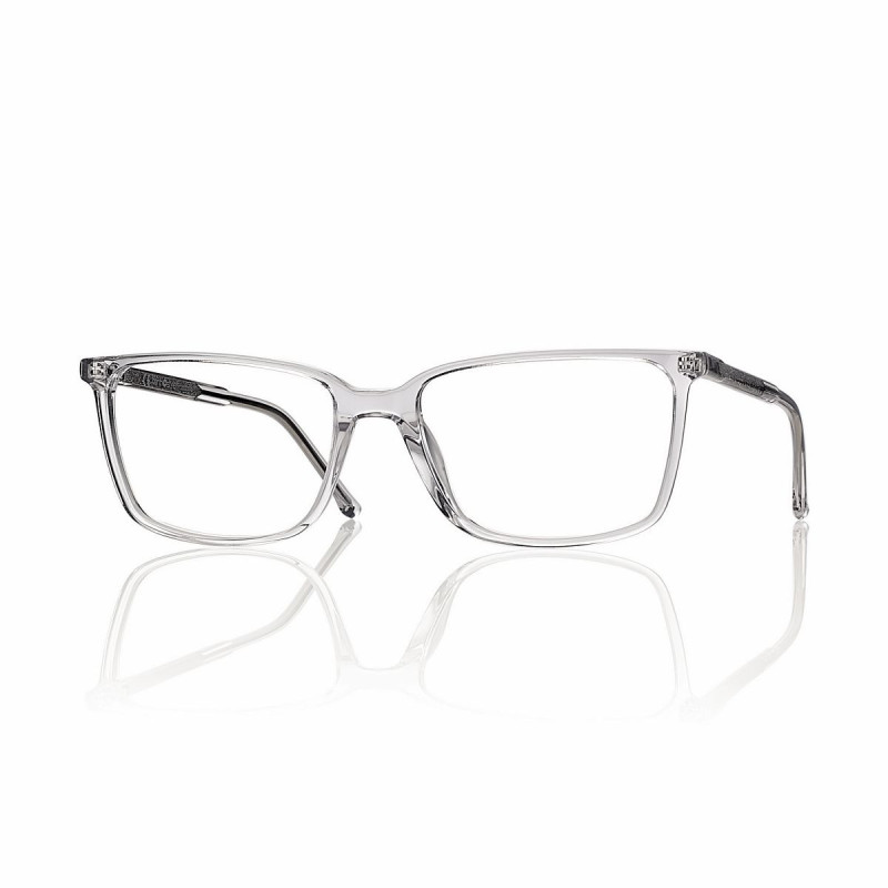 Monture fine acetate hd cristal brillant carre t55