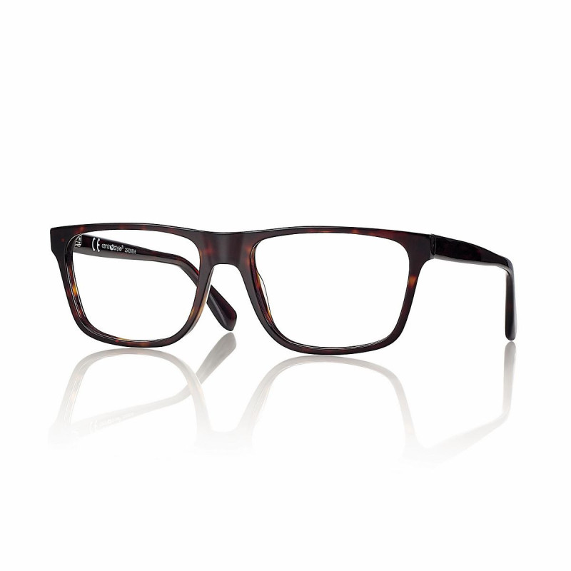 Monture acetate ecaille brillant forme iconique t58