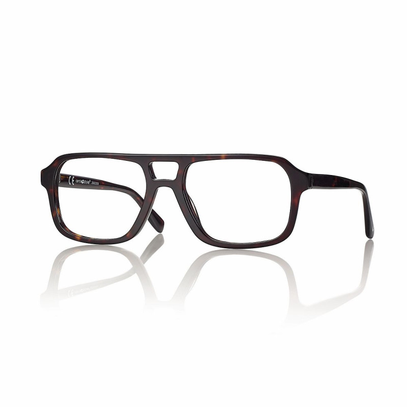 Monture acetate ecaille brillant double pont t59