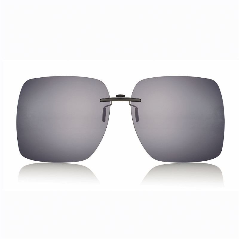 Clip polarise gris mont acetate 69mm x 60mm