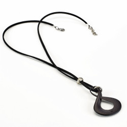 Pendentifs porte lunette infini - impression 3d + cordon en alcantara (1 pce)