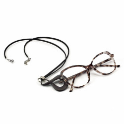 Pendentifs porte lunette infini - impression 3d + cordon en alcantara (1 pce)