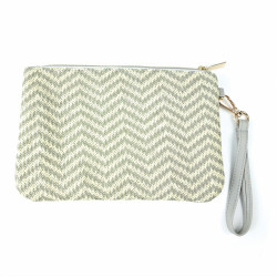 Assortiment etuis forme pochette - raphia 200x130 (assortiment 3 couleurs 3 pcs)