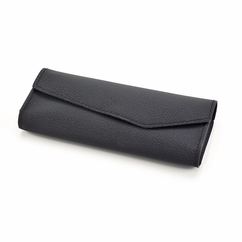 Etuis fermeture laterale materiaux doux couleur noire 160x25x25 mm (12 pcs)