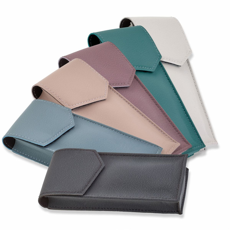 Etui vertical materiaux doux couleurs assorties 150x60x20 mm (12 pcs)