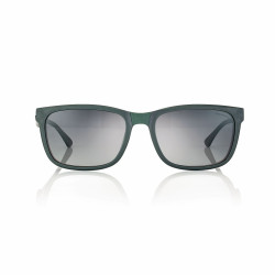 Monture acetate rectangulaire vert degrade mat + clip pliant 55 18-145 prix net