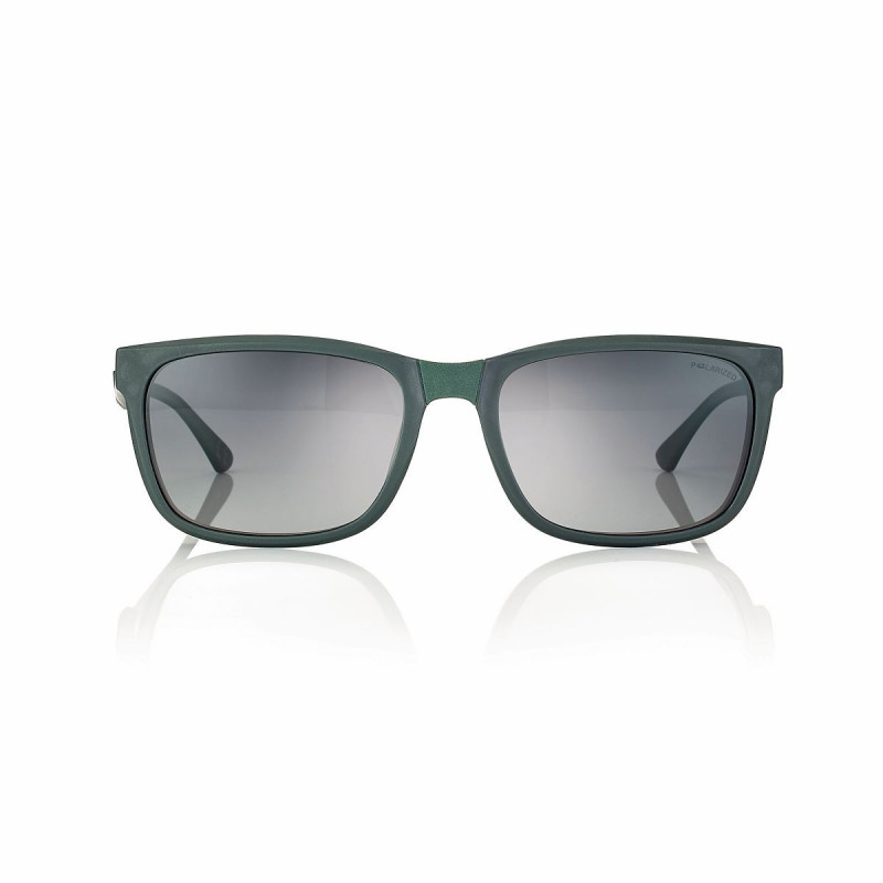 Monture acetate rectangulaire vert degrade mat + clip pliant 55 18-145 prix net