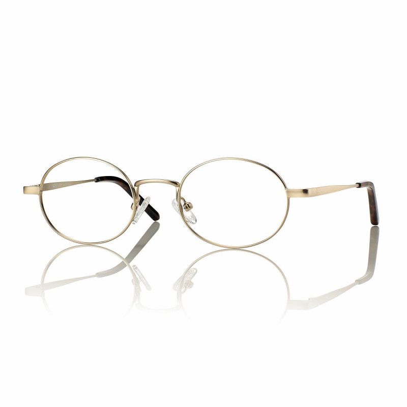 Mont. unisexe met. dore mat+clip ecaille brillant verre g15 49 21-140 prix net