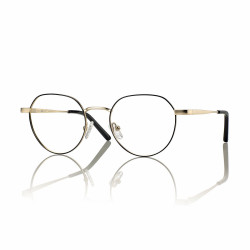 Mont. unisexe met. noir/dore + clip noir verre degrade marron 52 20-140 prix net