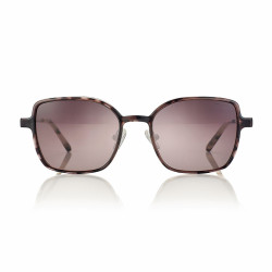 Mont. femme metal rose + clip ecai.rose verre degr. gris-marr 52 18-140 prix net