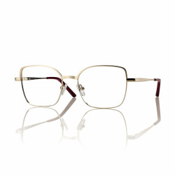 Mont. femme metal dore + clip bord. verre degr. gris-rose 52 18-140 prix net