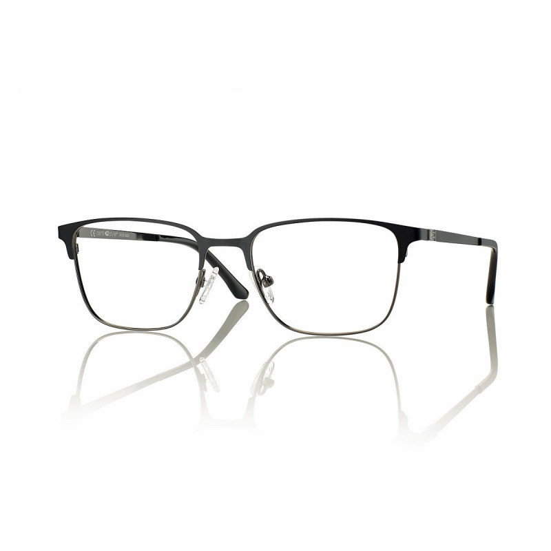 Monture homme metal gun/noir + clip noir mat verre g15 52 18-145 prix net