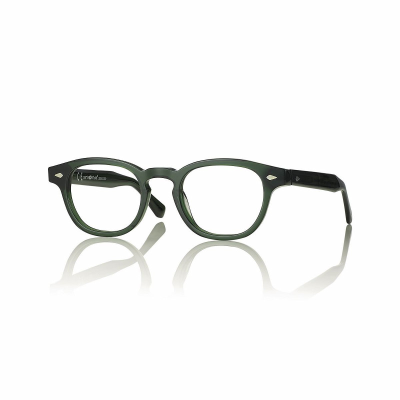 Monture acetate pantos vert brillant + clip - 49 22-145 prix net
