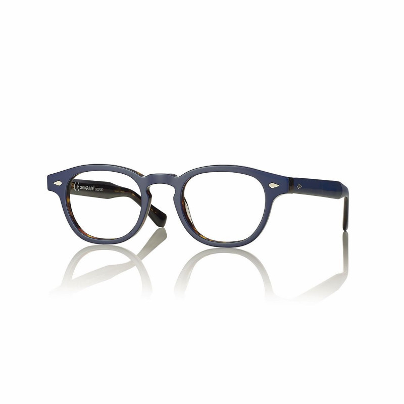 Monture acetate pantos bleu brillant/ecaille + clip - 49 22-145 prix net