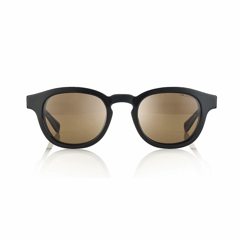 Monture acetate pantos noir brillant + clip - 47 22-145 prix net
