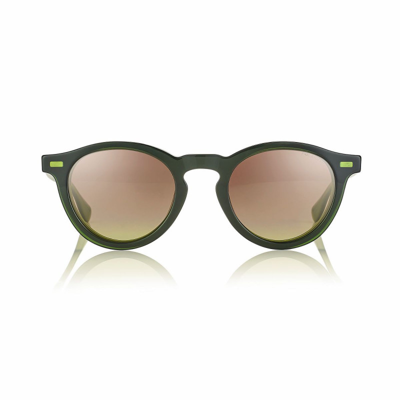 Monture acetate pantos vert brillant + clip - 49 22-145 prix net