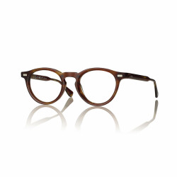Monture acetate pantos ecaille brillant + clip - 49 22-145 prix net