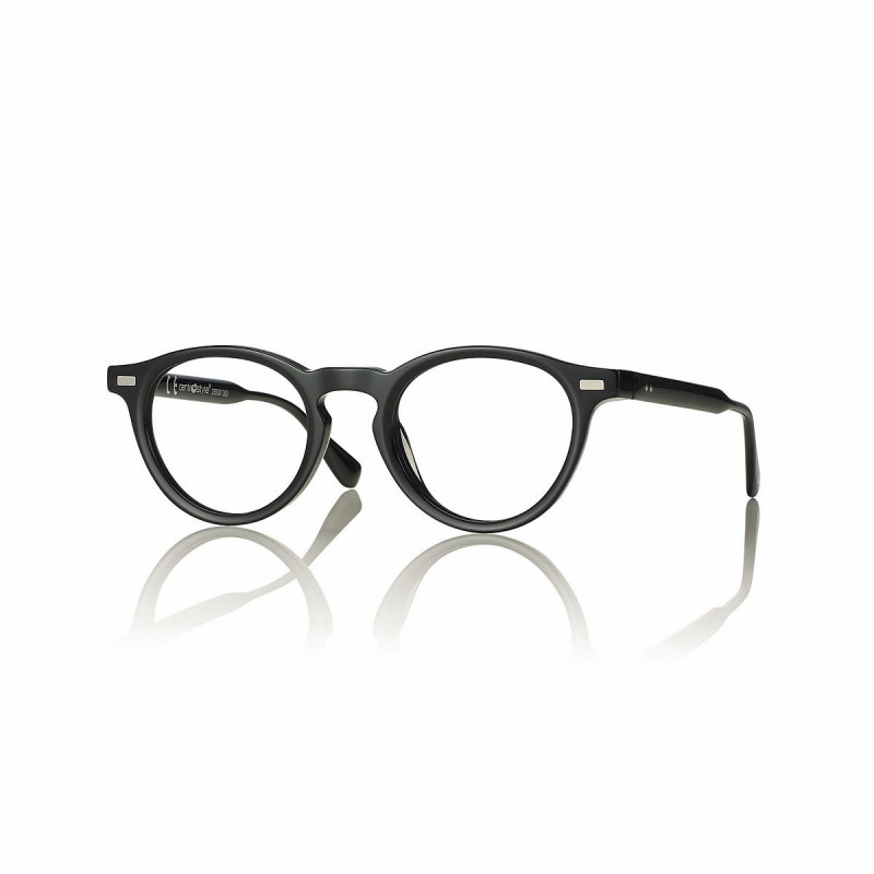 Monture acetate pantos noir brillant + clip - 49 22-145 prix net
