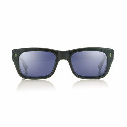 Monture acetate rectangulaire vert brillant + clip - 51 19-145 prix net