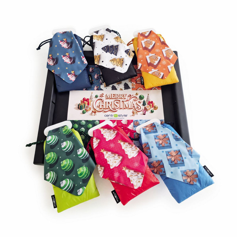 Assortiment microfibre xmas collection avec presentoir (12 pcs)