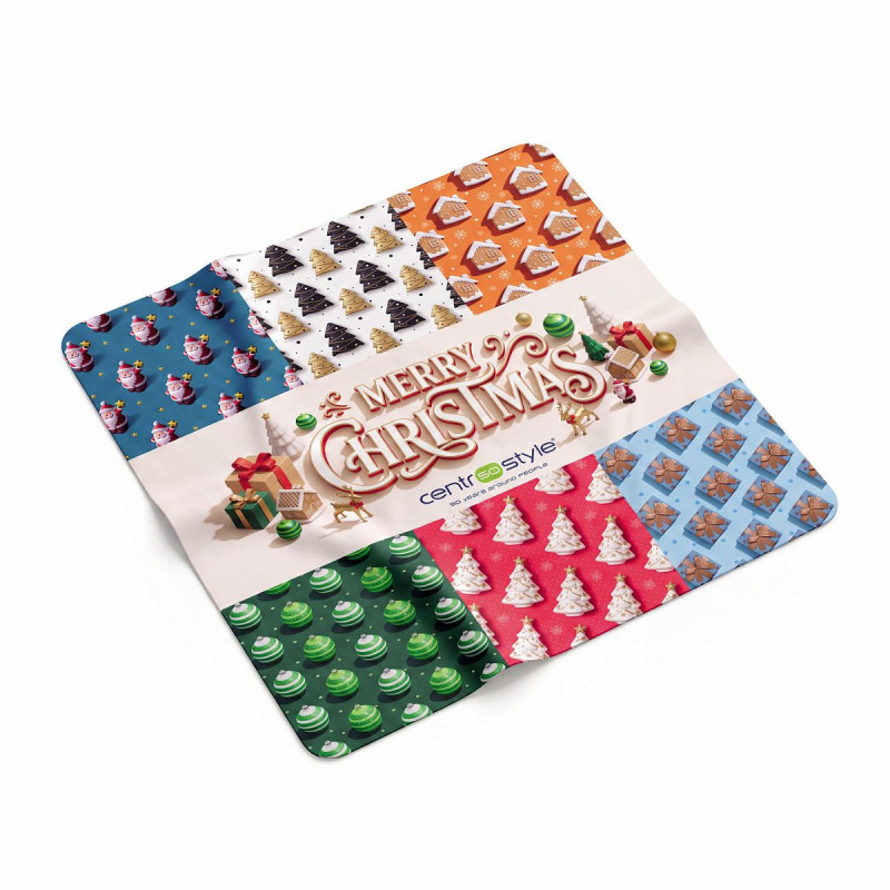 Assortiment microfibre xmas collection avec presentoir (12 pcs)