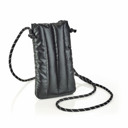 Assort. 3 pochettes effet matelasse avec cordon
