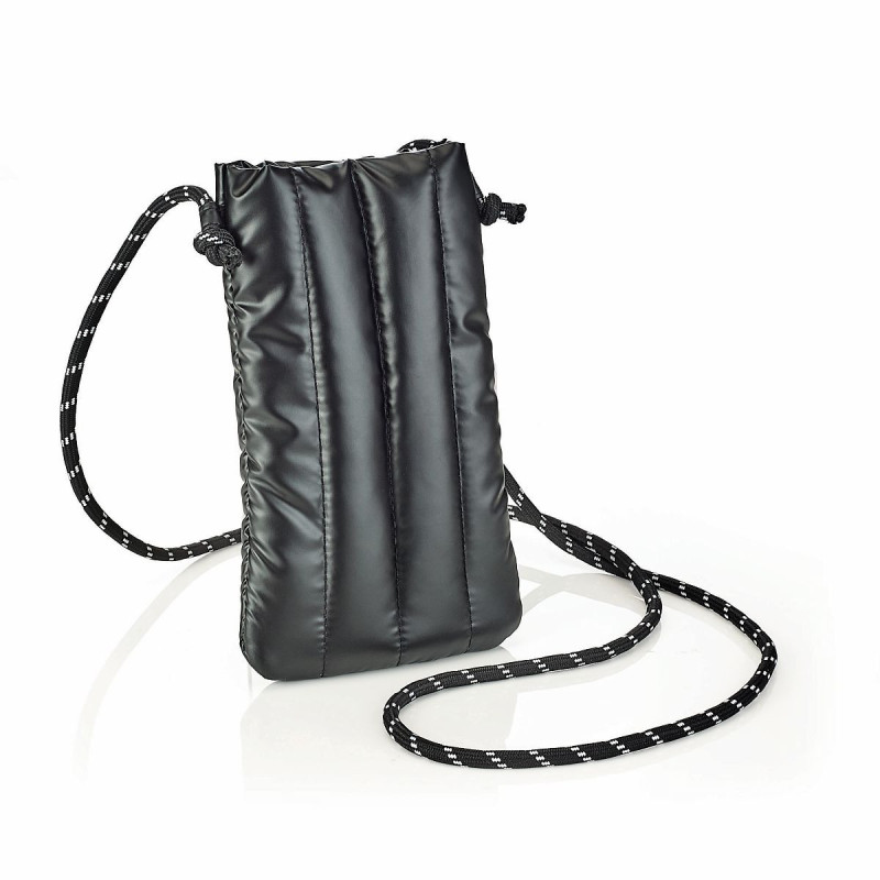 Assort. 3 pochettes effet matelasse avec cordon