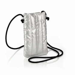 Assort. 3 pochettes effet matelasse avec cordon