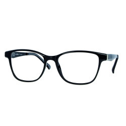 Monture brillante noire+clip miroite 53 prix net