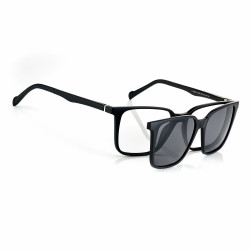 Monture neyeture noire brillant + clip gris 53 13-145 prix net