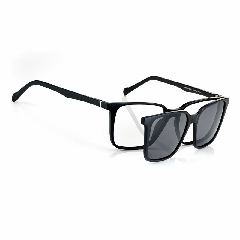 Monture neyeture noire brillant + clip gris 53 13-145 prix net