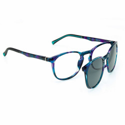 Monture neyeture vert/violet + clip gris 49 20-145 prix net