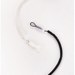 Cordons  a spirale noirs (4pces)