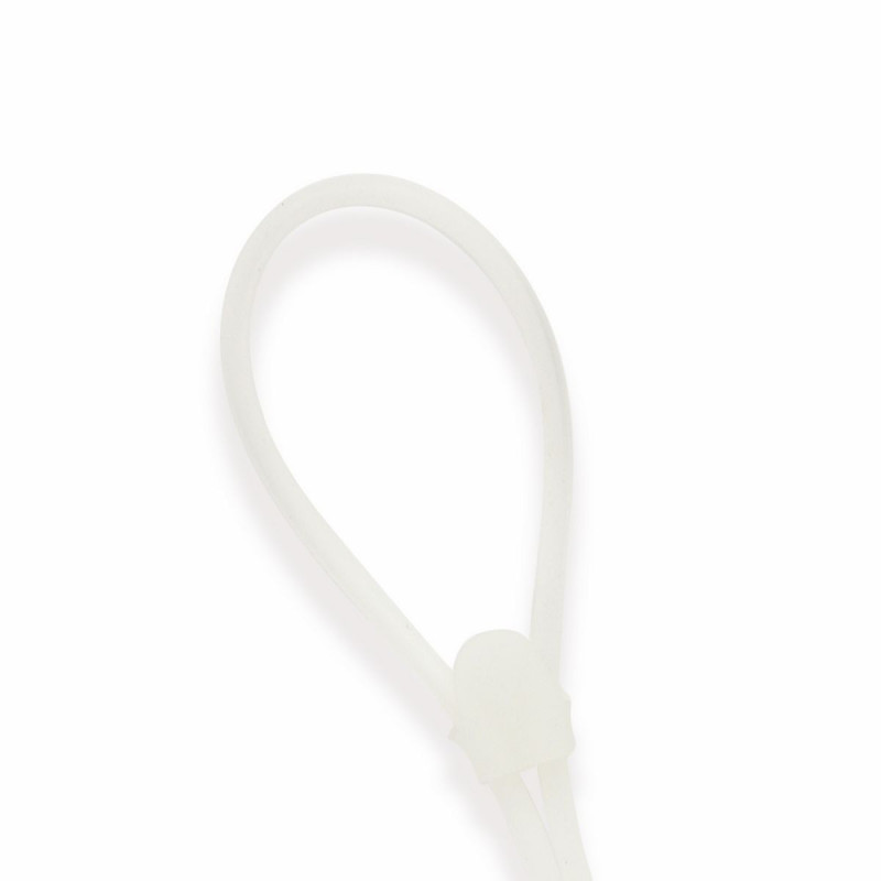 Cordelettes sil. medium transp.diam.int.3mm(6pces)