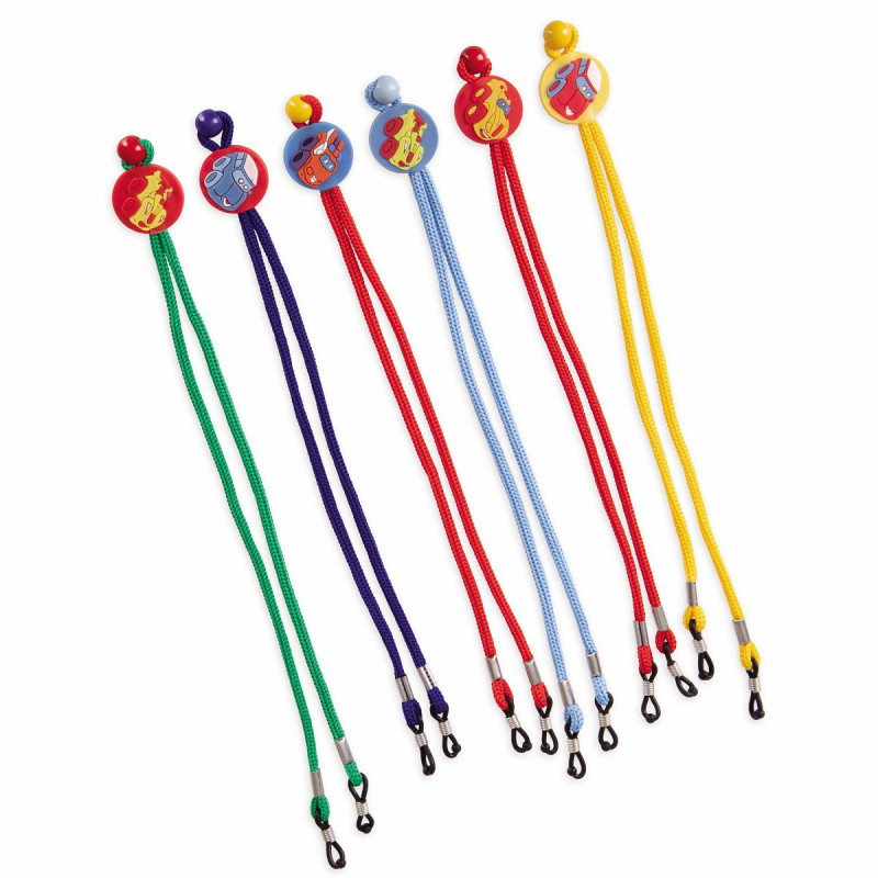 Cordons kids reglables voitures (12pces)