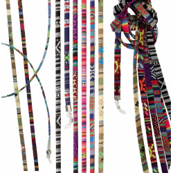 Cordons premium muticouleur (18 pces)
