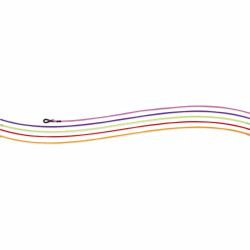 Cordelettes couleurs assort (100pcs)