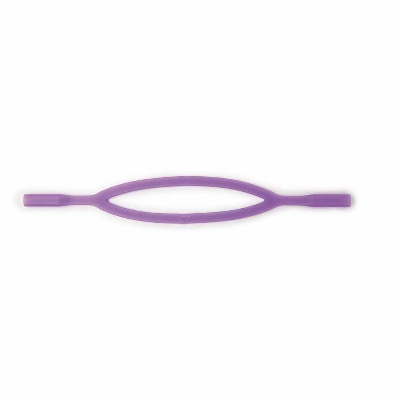 Cordons silicones violet (3 pcs)