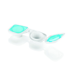 Boite pour lentilles forme lunettes solaires (24 pces)