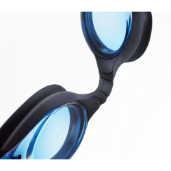Lunettes de piscine bleue fonce soft medium