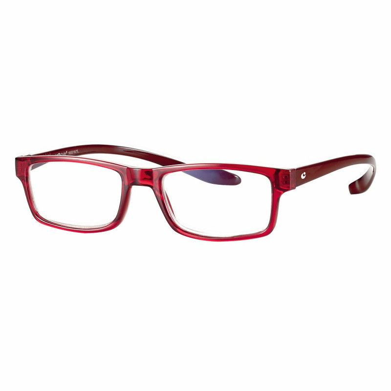 Lun. tour de cou rectangle rouge prot.lumiere bleu +3 prix net