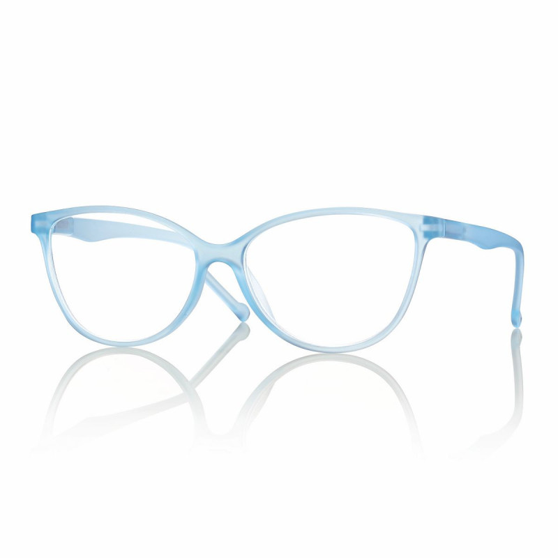 Lunette de lecture bleue clair mat 53-14-140 +3 prix net