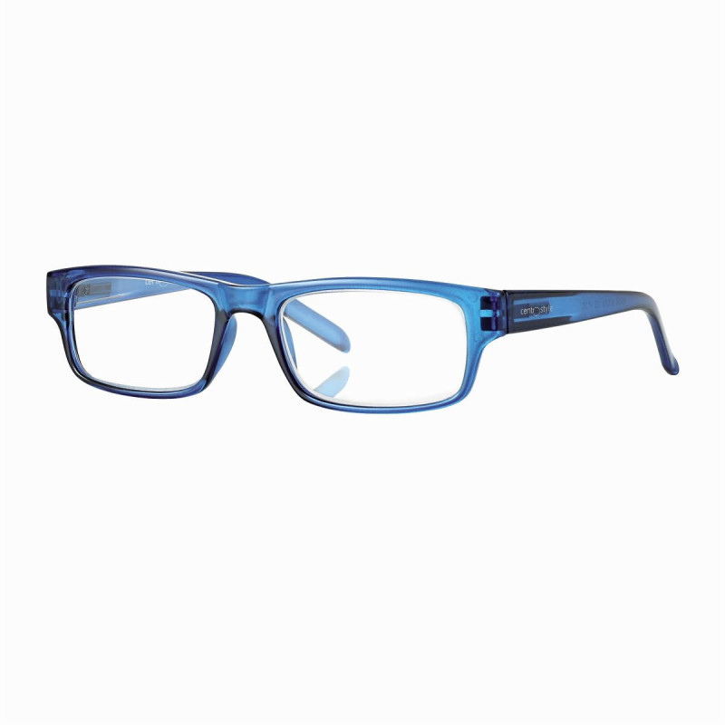 Lunette plastique bleue +1.50 prix net