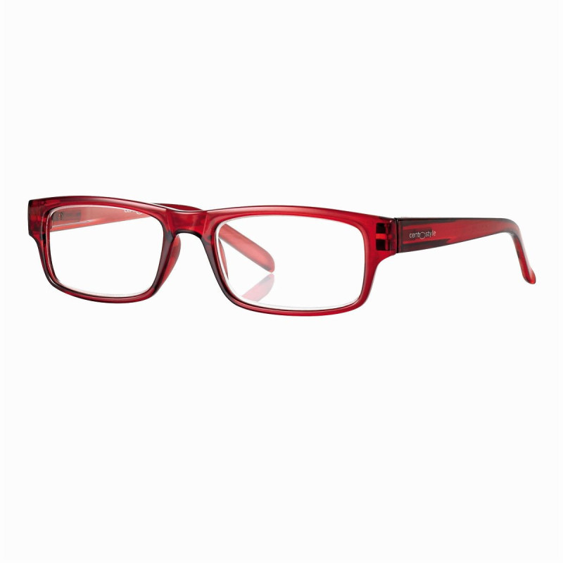 Lunettes plastique rouge +2  prix net