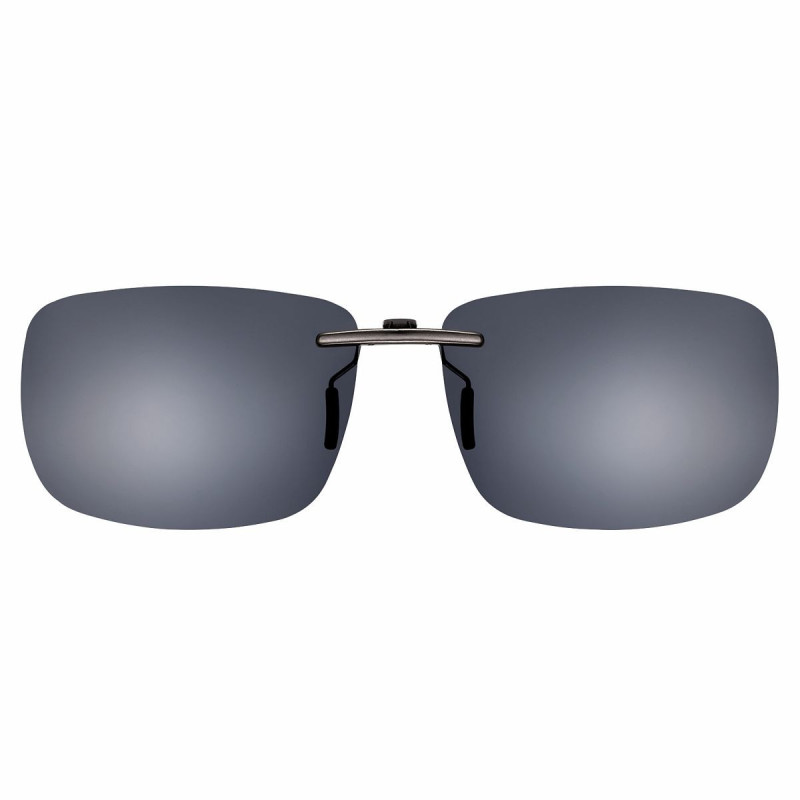 Clip pol. gris monture acetate pt.met. 58x42.5mm